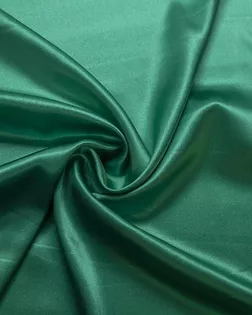 Купить Блузочно-плательный шелк атласный, цвет насыщенный зеленый арт. ГТ-7412-1-ГТ-39-9142-1-10-1 оптом в Тамбове