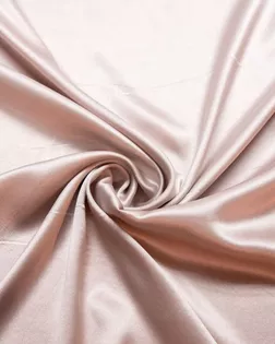 Купить Атласный блузочный шелк бежево-розового цвета арт. ГТ-7759-1-ГТ-39-9596-1-26-1 оптом в Тамбове