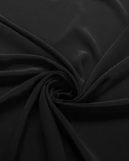 Купить Креповый шелк, цвет черный арт. ГТ-7763-1-ГТ-39-9600-1-38-1 оптом в Казахстане