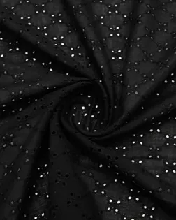 Шитье с рисунком "орнамент" на батисте, цвет черный арт. ГТ-8781-1-ГТ-41-10523-8-38-3