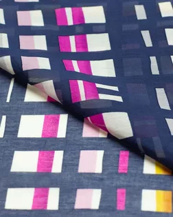 Купить Европейские ткани Батист с разноцветным геометрическим принтом арт. ГТ-4445-1-ГТ-3-5939-14-21-1 оптом