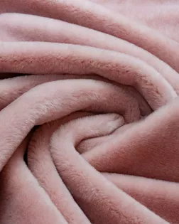 Купить Европейские ткани Искусственный мех со средним ворсом, цвет пудрово-розовый арт. ГТ-6383-1-ГТ-16-8135-1-26-1 оптом