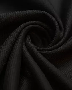 Купить Европейские ткани Двухслойная костюмная ткань с текстурной поверхностью, цвет черный арт. ГТ-6434-1-ГТ-17-8193-1-38-1 оптом