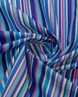 Купить Европейские ткани Рубашечно-плательный хлопок в полоску, розово-голубой цвет арт. ГТ-6489-1-ГТ-38-8260-3-21-1 оптом