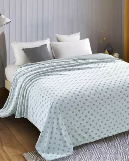 Велсофт стриженный, ш.205см, пл.270гр/м, рис. Горох зеленый арт. ВСФТ-657-1-Б00232.017