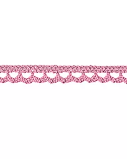 Кружево плетеное ш.0,6см 3м (розовый) арт. КП-382-1-40230