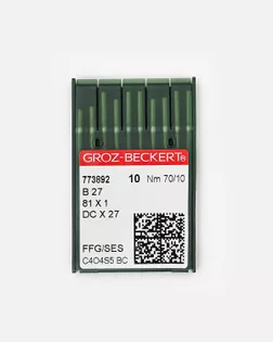 Иглы Groz-Beckert №70/10 арт. ИПГ-28-1-47292