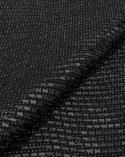 Купить Пайеточная ткань для одежды черного цвета Трикотаж пайетка арт. ПАЙ-92-4-21092.028 оптом в Череповце