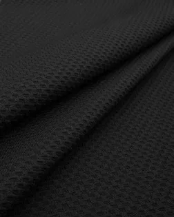 Купить Одежные ткани черного цвета 30 метров Джерси Добби арт. ТДО-67-1-22235.001 оптом в Караганде
