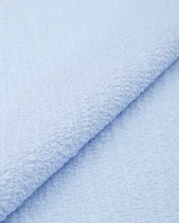 Купить Ткани для офисных юбок цвет голубой Жаккардовый креп "Бабл" арт. КРО-145-3-22046.003 оптом в Алматы