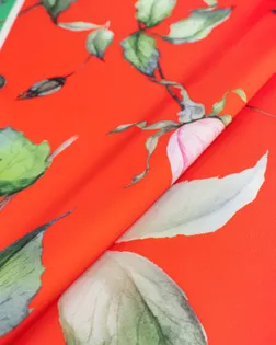 Купить Шёлк стрейч "Виена" цветы арт. ПШП-133-5-21574.013 оптом в Набережных Челнах