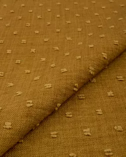 Купить Ткань для летних брюк цвет желтый Плательный твил с мушкой 0.4см арт. ПЛ-127-6-21575.006 оптом в Караганде