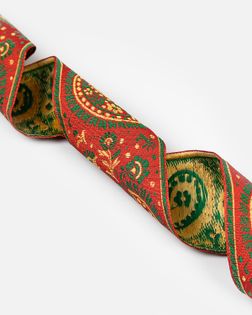 Лента жаккард орнамент ш.6,5см 50м арт. ТЖО-245-1-48508.001