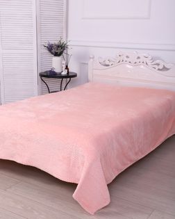 Купить Ткани для дома розового цвета Велсофт жаккард соты арт. ВСФТ-407-13-Б00116.013 оптом
