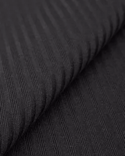 Купить Джерси для одежды черного цвета Трикотаж Лапша арт. ТРО-23-1-22289.001 оптом в Череповце