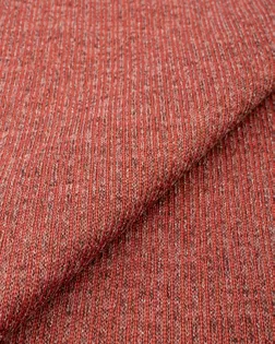 Купить Ткани для офисных юбок цвет терракотовый Джерси меланж с люрексом арт. ТД-86-4-21384.004 оптом в Караганде