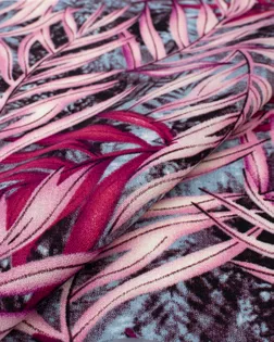 Купить Ткань для намаза оттенок лиловый Штапель принт арт. ПШТ-1110-1-20681.102 оптом в Набережных Челнах