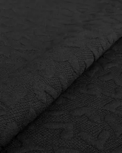 Купить Джерси для одежды черного цвета Трикотаж жаккард арт. Т-25-12-21816.032 оптом в Череповце