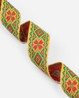 Тесьма жаккард ш.2,4см 50м арт. ТЖО-232-1-48266.001