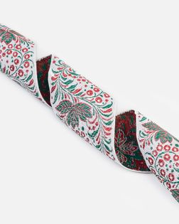 Тесьма жаккард ш.6,5см 50м арт. ТЖО-216-2-47858.002