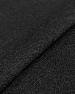 Купить Джерси для одежды черного цвета Трикотаж жаккард арт. ТДЖ-173-7-21816.039 оптом в Череповце