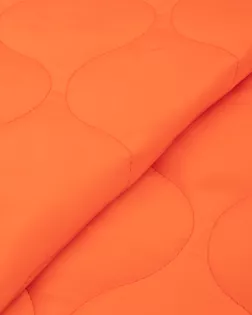 Купить Ткани стеганые оранжевого цвета из Китая Cтежка на синтепоне арт. ПЛС-260-5-22119.005 оптом в Набережных Челнах