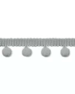 Бахрома с помпонами ш.2см (уп.22,85м) арт. БОП-7-4-44332.004