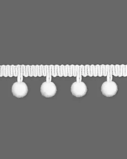 Бахрома с помпонами ш.2см (уп.22,85м) арт. БОП-7-12-44332.012