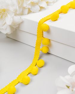 Бахрома с помпонами ш.2,5см д.1см (уп.13,7м) арт. БОП-18-4-48285.004