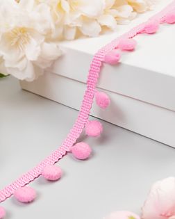 Бахрома с помпонами ш.2,5см д.1см (уп.13,7м) арт. БОП-18-5-48285.005