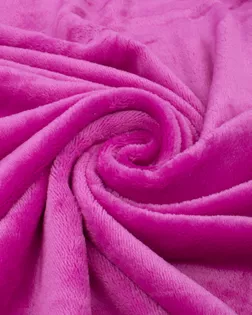 Купить Ткани для одежды цвета фуксии Велсофт арт. ФЛО-1-21-7846.020 оптом в Караганде