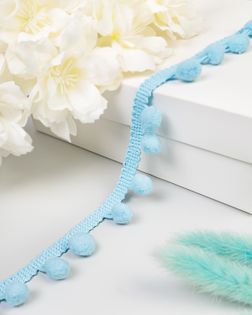 Бахрома с помпонами ш.2,5см д.1см (уп.13,7м) арт. БОП-18-6-48285.006