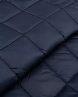Купить Ткани плащевые для горнолыжных курток цвет синий Cтежка на синтепоне Ромб арт. СТТ-36-16-20066.044 оптом в Набережных Челнах