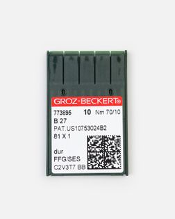 Иглы Groz-Beckert №70/10 арт. ИПГ-28-1-47292