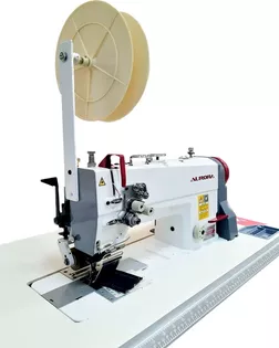 Двухигольная швейная машина для притачивания ленты СВО с двухсторонним кантом AURORA A-872-BHK-P арт. КНИТ-2971-1-КНИТ00654027