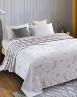 Велсофт стриженный, ш.205см, пл.270гр/м, рис. Котики какао арт. ВСФТ-659-1-Б00232.019