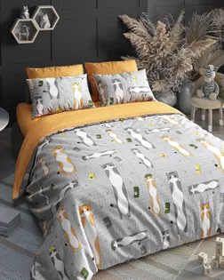 Поплин 150 ш. 105 гр. Кот-батон рис.7697/1 арт. ПДУ-86-1-Б00409.058 Поплин 150 ш. 105 гр. Кот-батон рис.7697/1 арт. ПДУ-86-1-Б00409.058