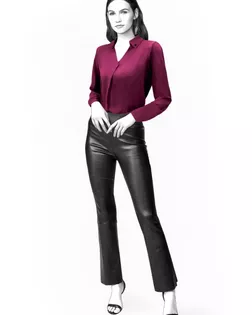 Выкройка: блузка с центральной складкой арт. ВКК-3812-1-ЛК0002140