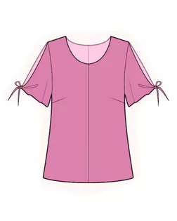 Выкройка: блузка с рукавом на завязке арт. ВКК-3212-1-ЛК0002179