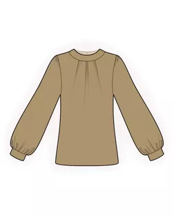 Купить Конструктор выкроек Выкройка: блузка со складками арт. ВКК-3214-1-ЛК0002252 оптом в Казахстане
