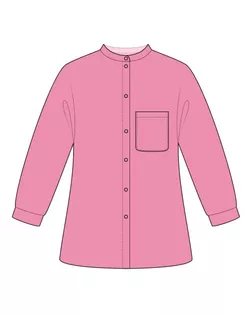 Выкройка: блузка со стойкой арт. ВКК-3519-1-ЛК0002302
