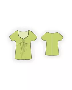 Выкройка: шелковая блузка арт. ВКК-1405-1-ЛК0004062