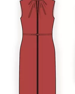 Выкройка: платье в стиле шанель арт. ВКК-1398-1-ЛК0004313