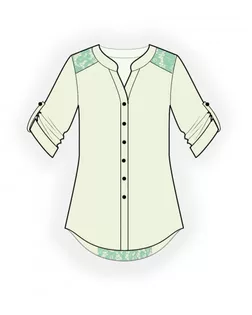 Купить Конструктор выкроек Выкройка: блузка с кружевом арт. ВКК-2759-1-ЛК0004892 оптом в Казахстане