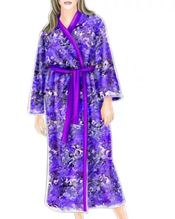 Выкройка: халат-кимоно арт. ВКК-1976-1-ЛК0005257