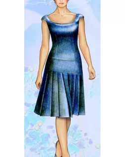 Выкройка: платье арт. ВКК-417-1-ЛК0005679