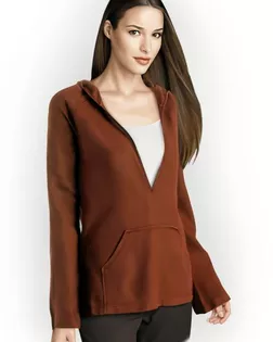 Выкройка: блузка с капюшоном арт. ВКК-1502-1-ЛК0005755
