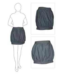 Выкройка: юбка-сфера арт. ВКК-1201-1-ЛК0005825