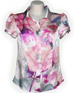 Выкройка: шелковая блузка арт. ВКК-209-1-ЛК0005837