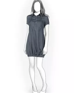 Выкройка: джинсовое платье арт. ВКК-2012-1-ЛК0005919